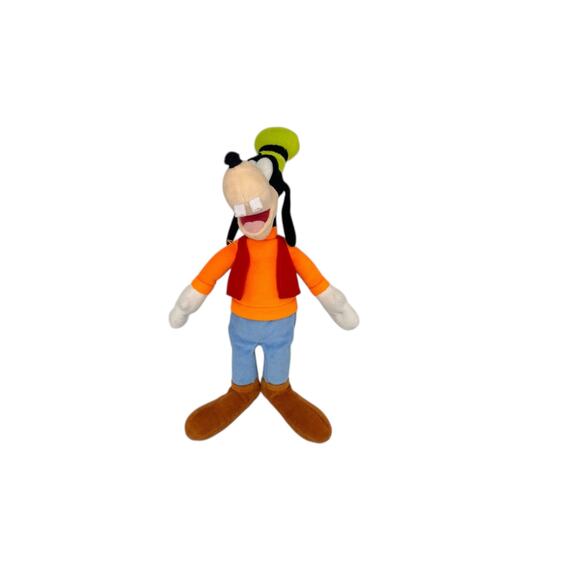 Disney Official Mini Sitting Bean Bag Weighted Goofy Plush Toy Stuffed Animal - Picture 1 of 7